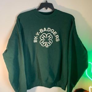 Vintage Forest Green Sweatshirt
